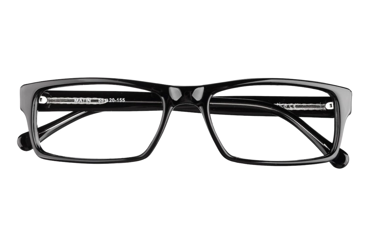 Matin black mens eyeglasses