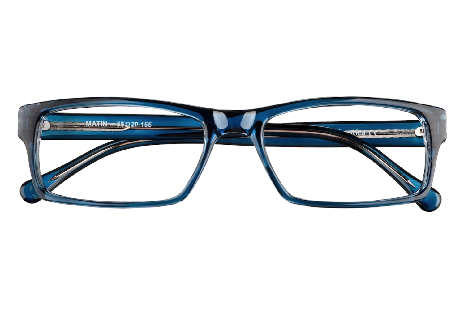 Matin dark blue mens eyeglasses