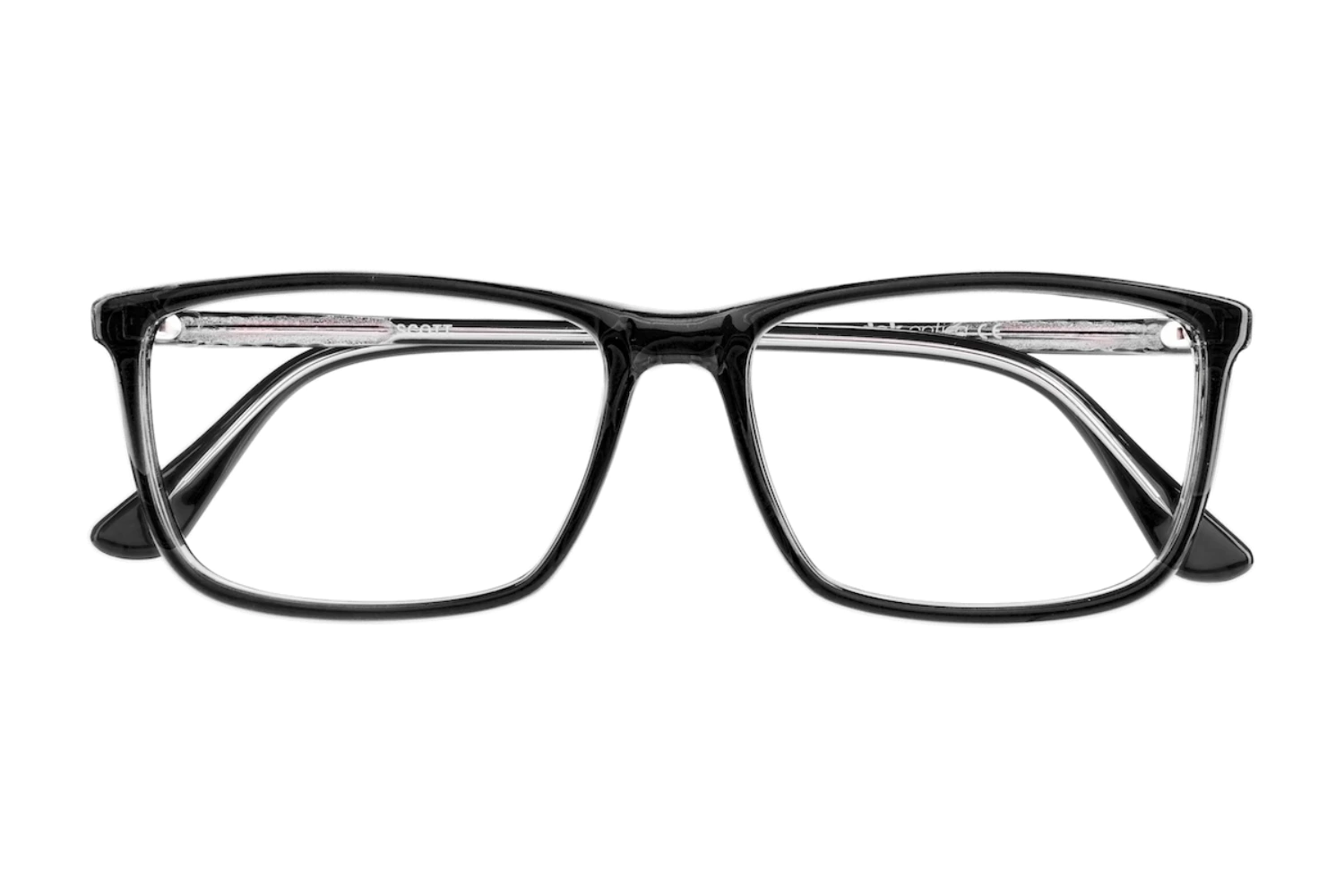 Scott black mens eyeglasses